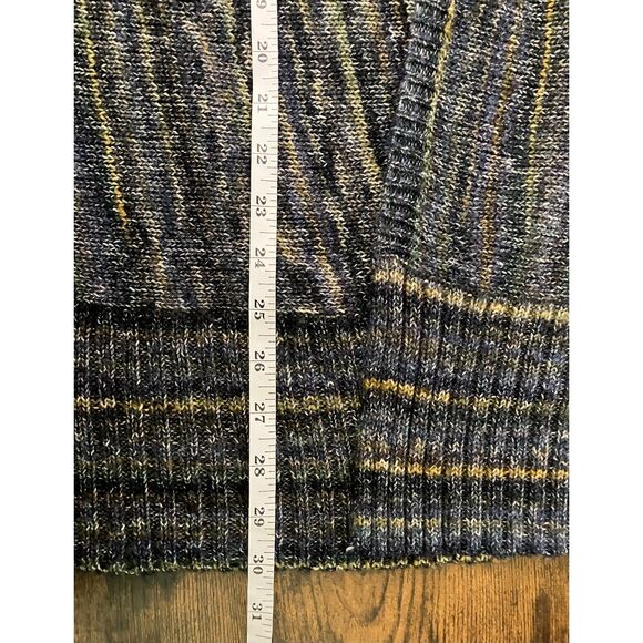 C est. 1946 long line open front collared cardigan sweater vest - Picture 7 of 7